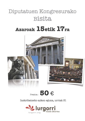 Visita al congreso de los diputados ANIMATE