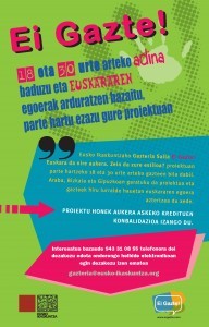 Ei Gazte! Euskararen egoerak kezkatzen zaitu? 